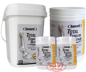 Ramard Total Tendon Repair Supplements for Horses - Tendon & Ligament Health Aid, Aids in Healing and Improving Strength and Elasticity for Horse Tendons and Ligaments. Increase type 1 collagen which provides tensile strength and helps reduce recurrences.