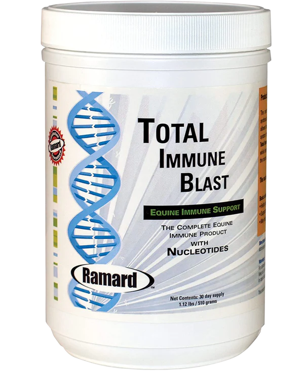 TOTAL IMMUNE BLAST FOR HORSES - The Best Horse Supplement  with nucleotides for Immune System Support.