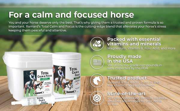 TOTAL CALM & FOCUS SUPPLEMENTS FOR HORSES - Caring Horse Supplies
