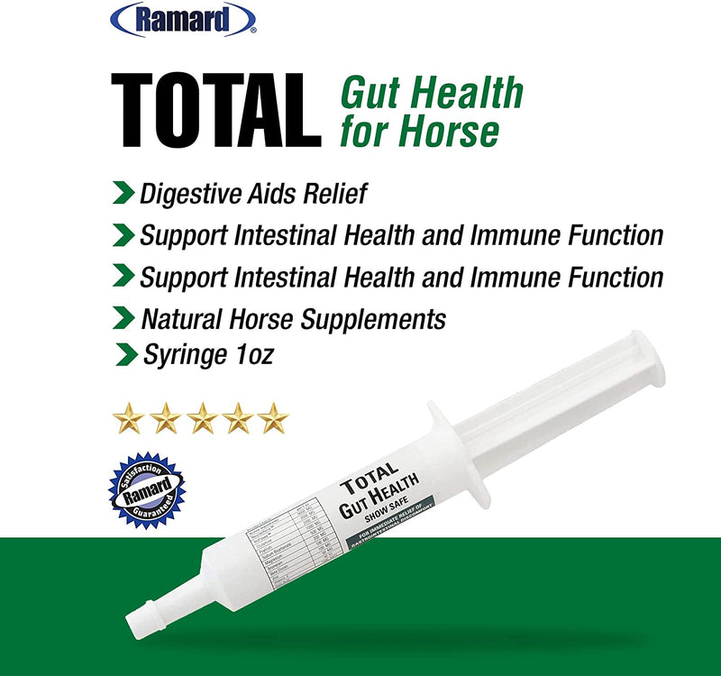 TOTAL GUT HEALTH HORSE SUPPLEMENTS IN SYRINGE - Horse Gut Health Supplements