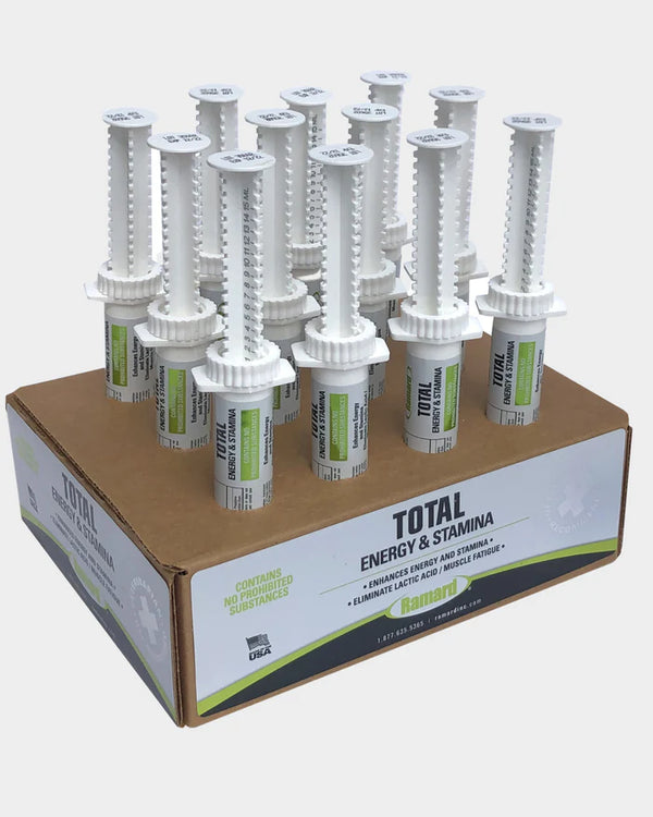 RAMARD TOTAL HORSE ENERGY & STAMINA SUPPLEMENTS IN SYRINGE for peak stamina & energy support